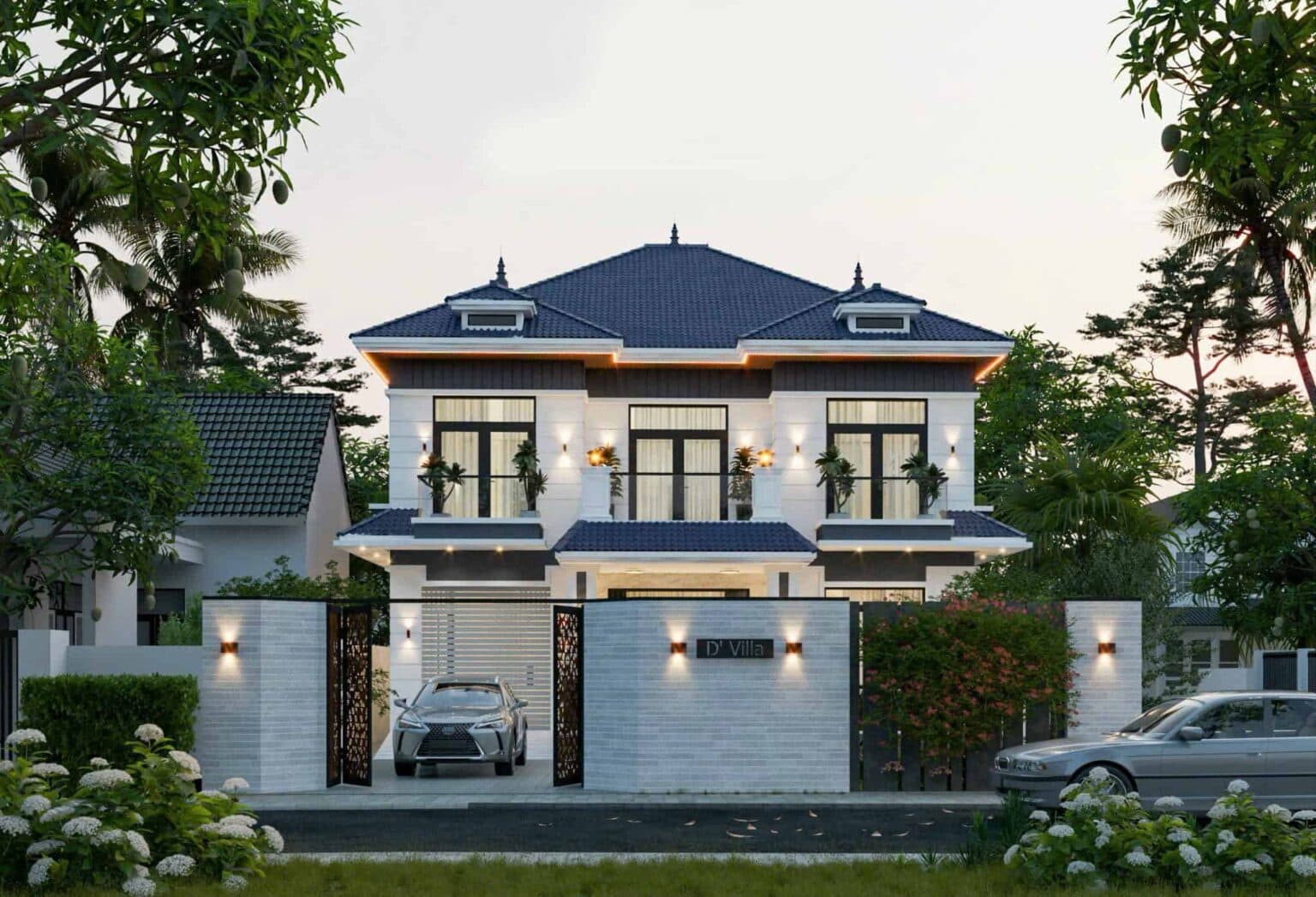 Biệt thự cao cấp Việt Housing tại Vinhome, thiết kế sang trọng và hiện đại.