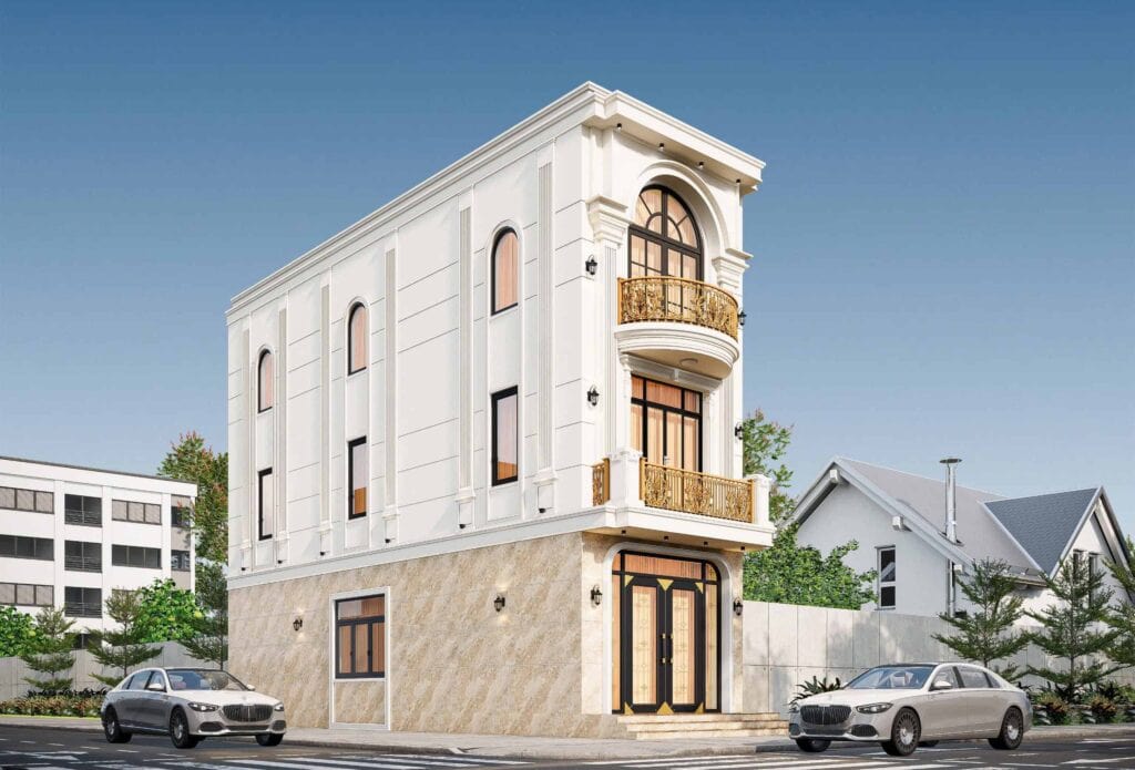 Nhà biệt thự cao cấp phong cách hiện đại tại Viet Housing, kiến trúc sang trọng và đẳng cấp.